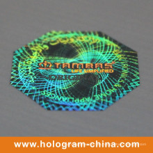 Verde Láser Color 3D Holográfico Pegatinas